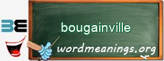 WordMeaning blackboard for bougainville